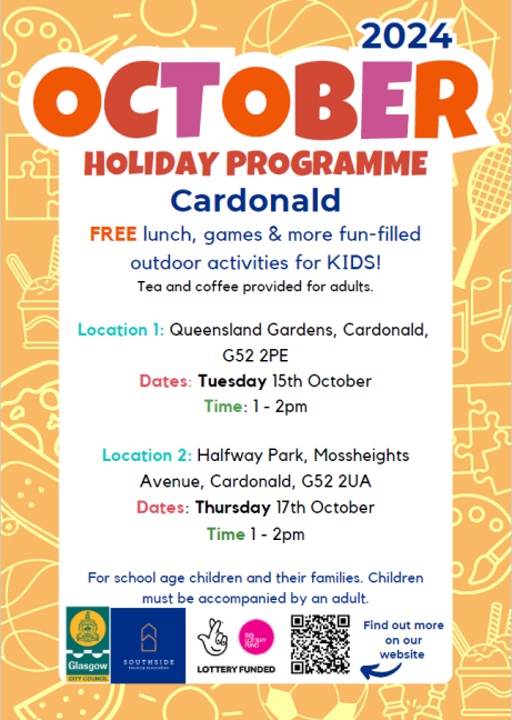 October holiday programme cardonald