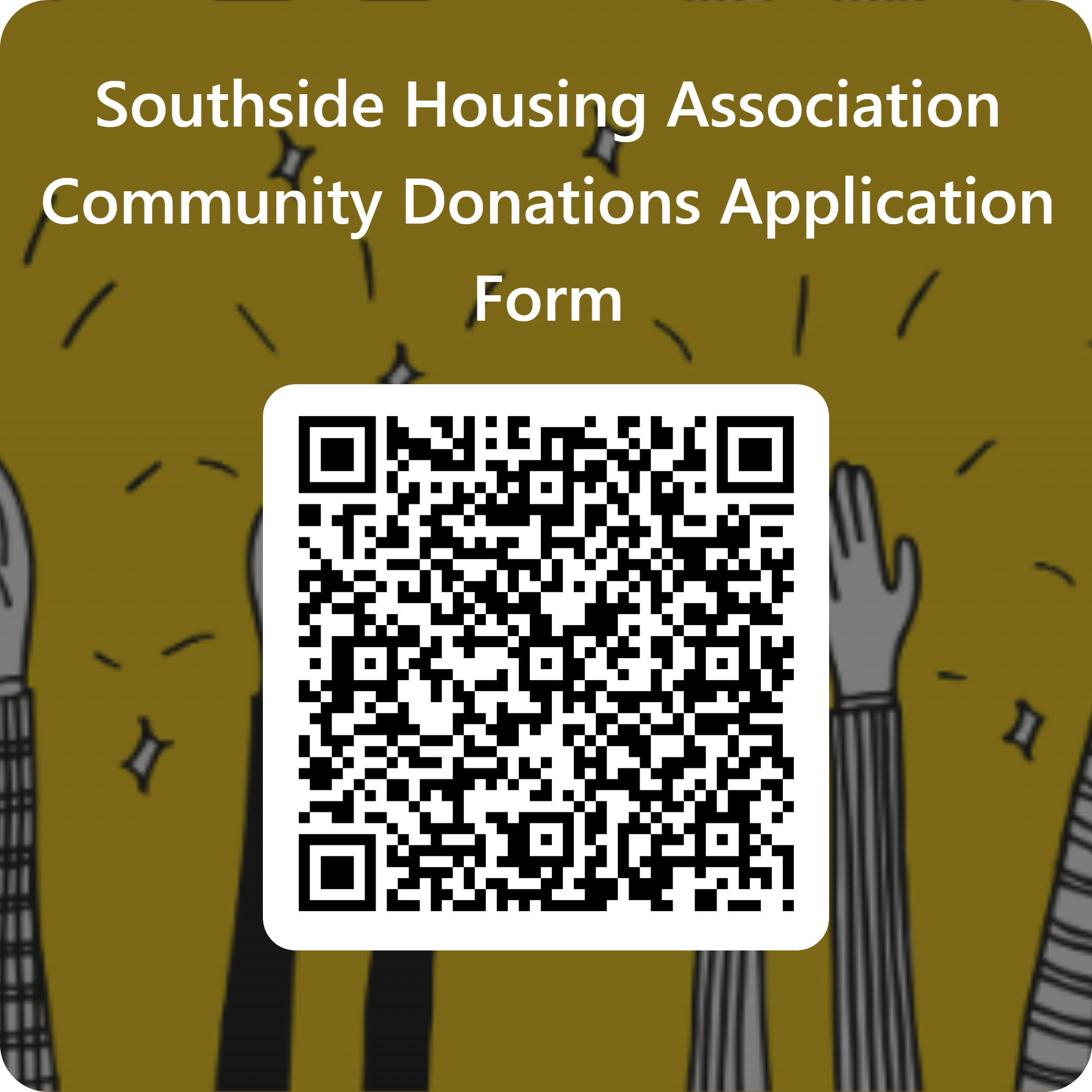 QRCode for Southside Housing Association Community Donations Application Form