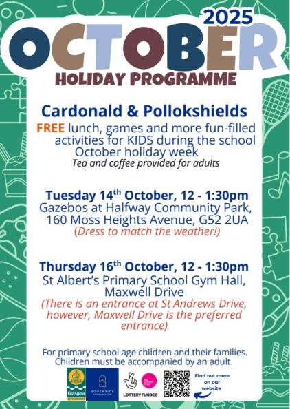 October school holiday programme 2025